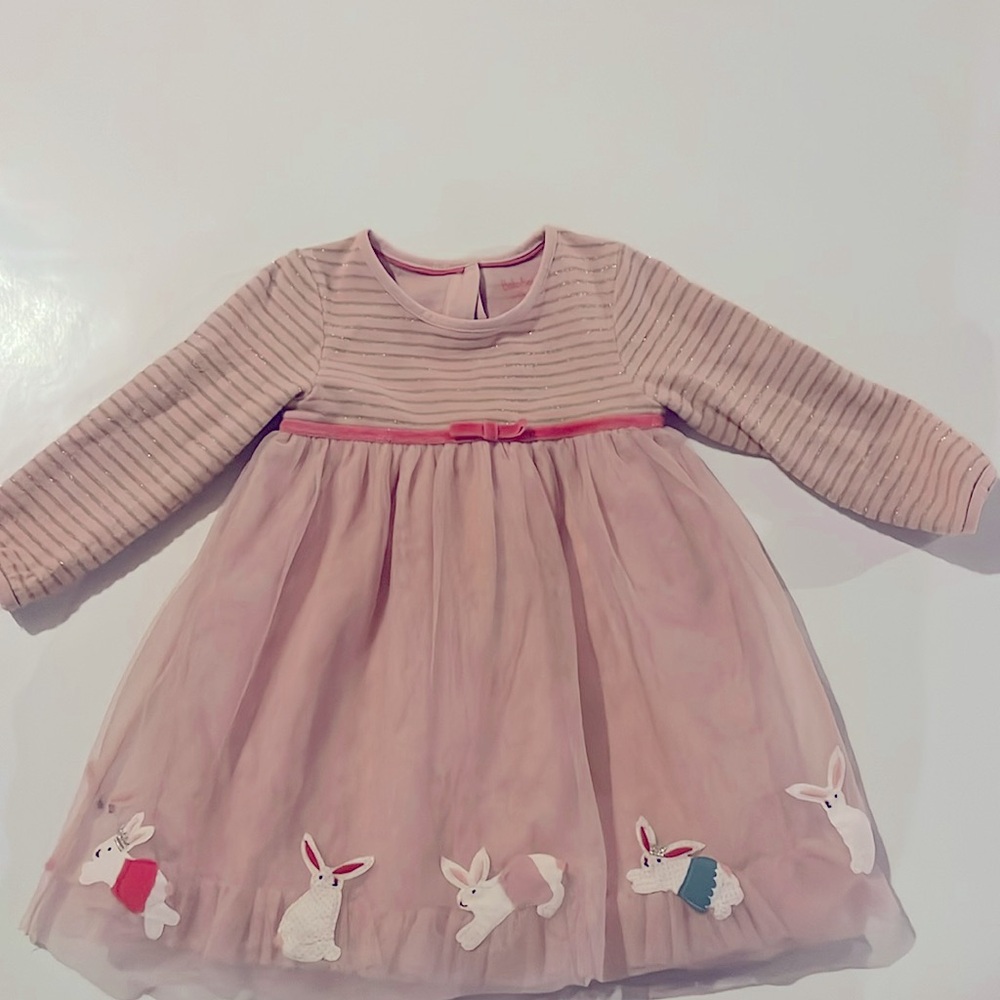 Baby Boden Bunny Dress- 12-18 month